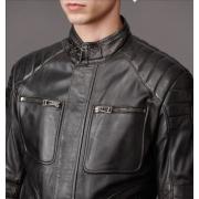 Veste Belstaff en Cuir Pour Homme Pas Cher